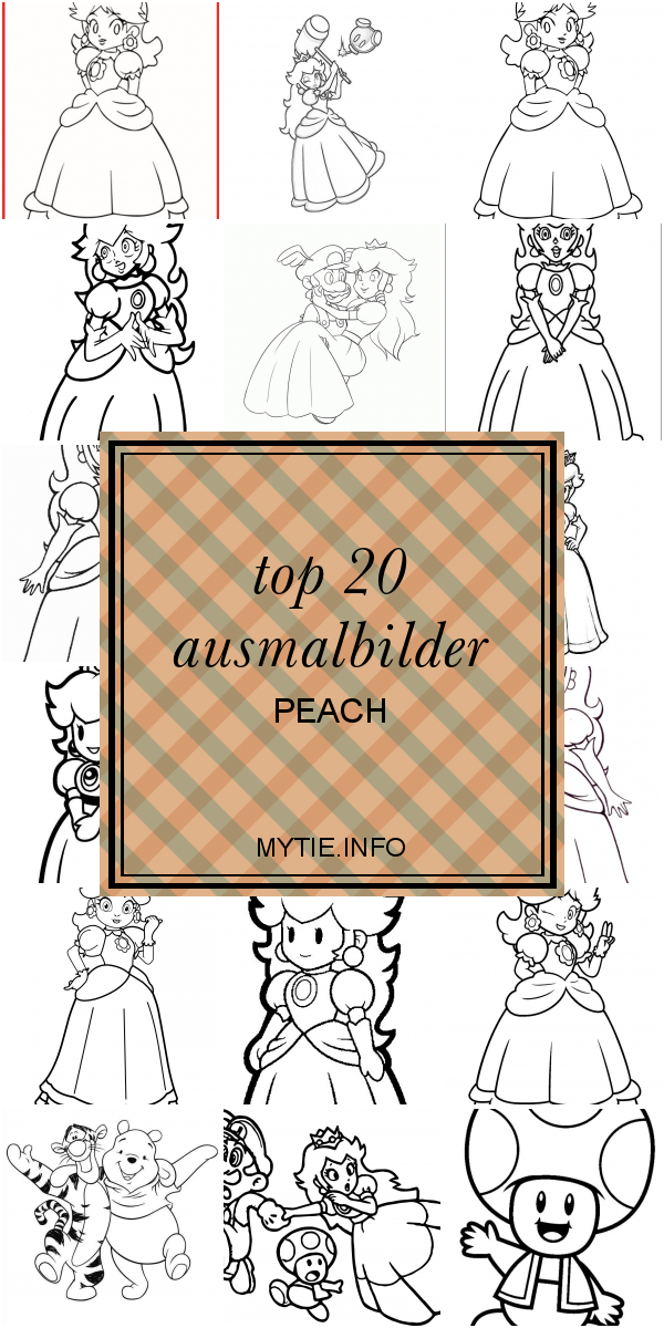 Top 20 Ausmalbilder Peach